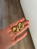 Aro Nudo Acero Inoxidable Baño Oro