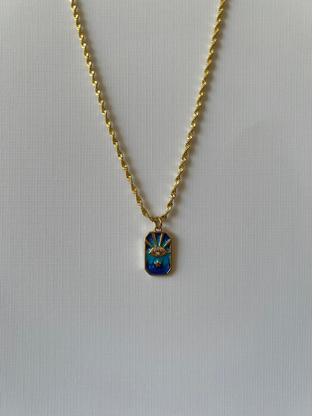 Collar Blue Eye Amulet