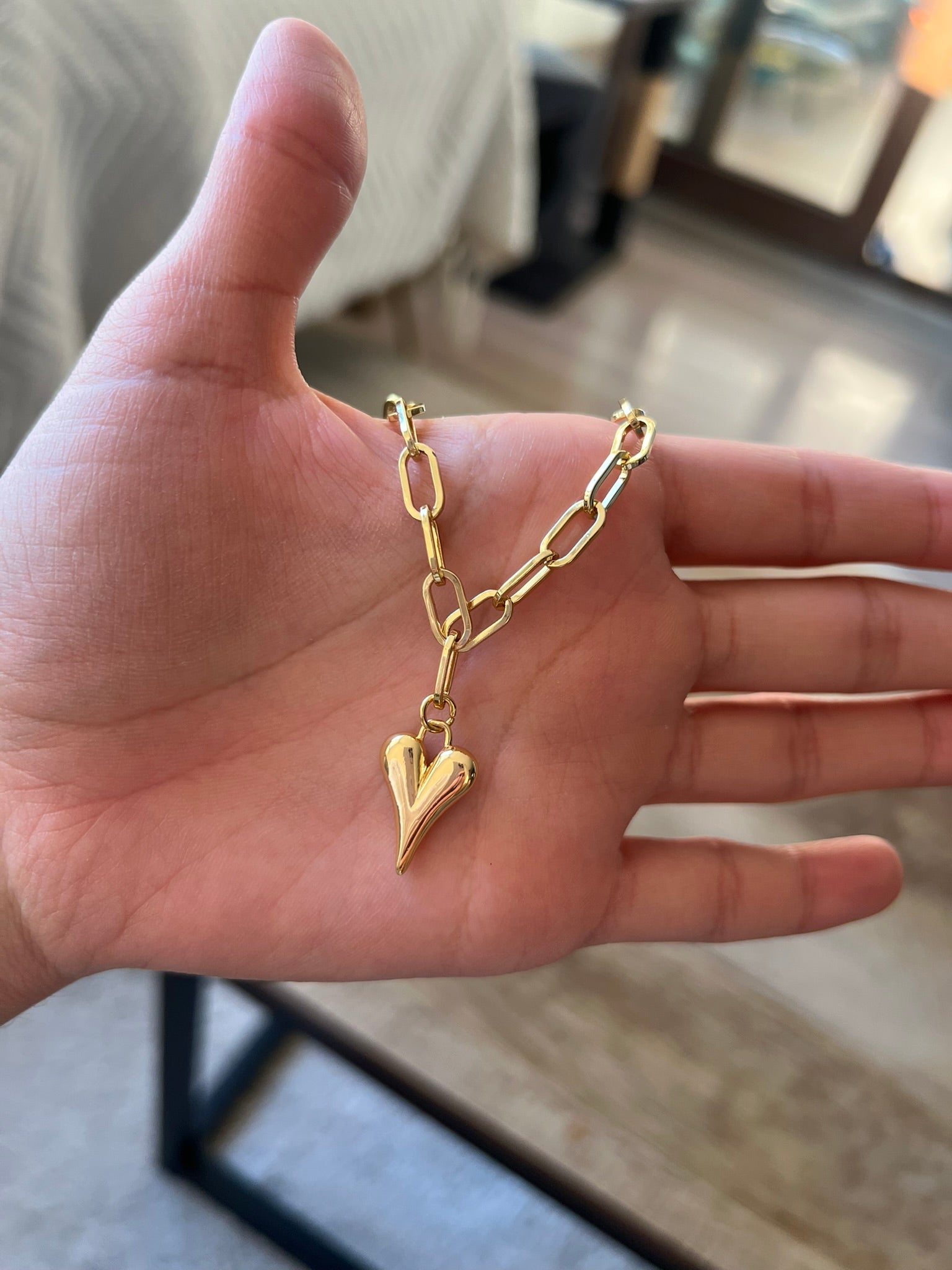 Collar Bold Heart Chain