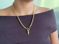 Collar Fish Charm Gold