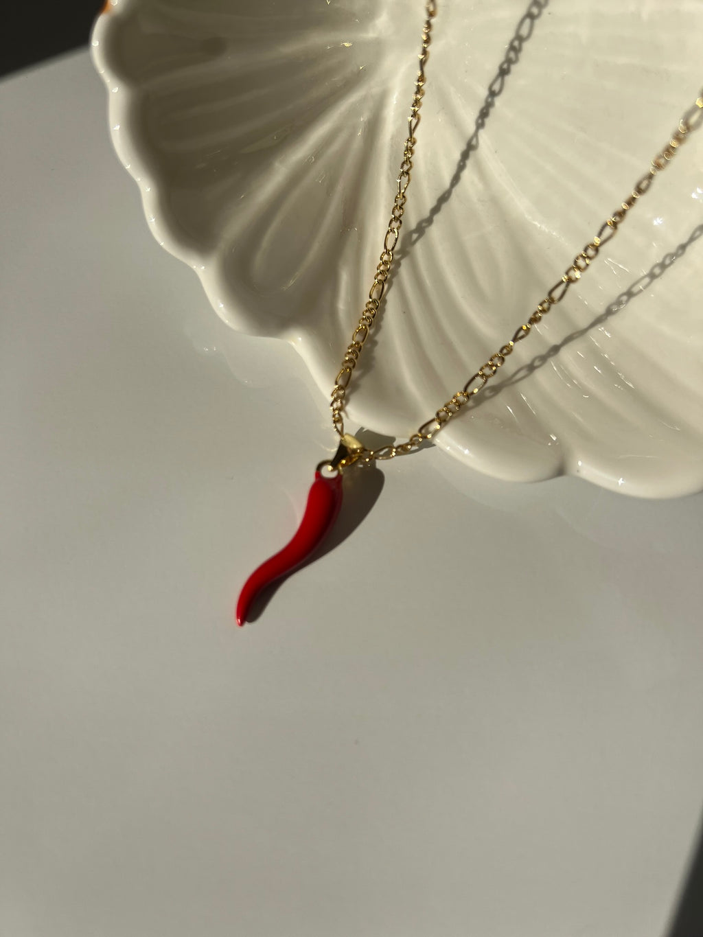 Collar Cornicello Rosso