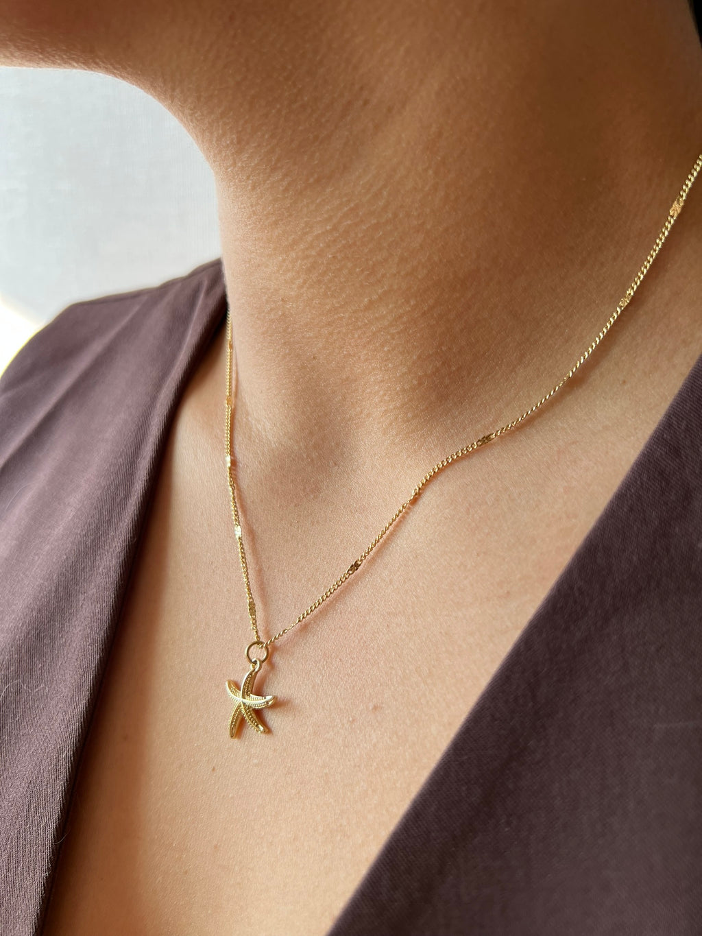 Collar Golden Starfish