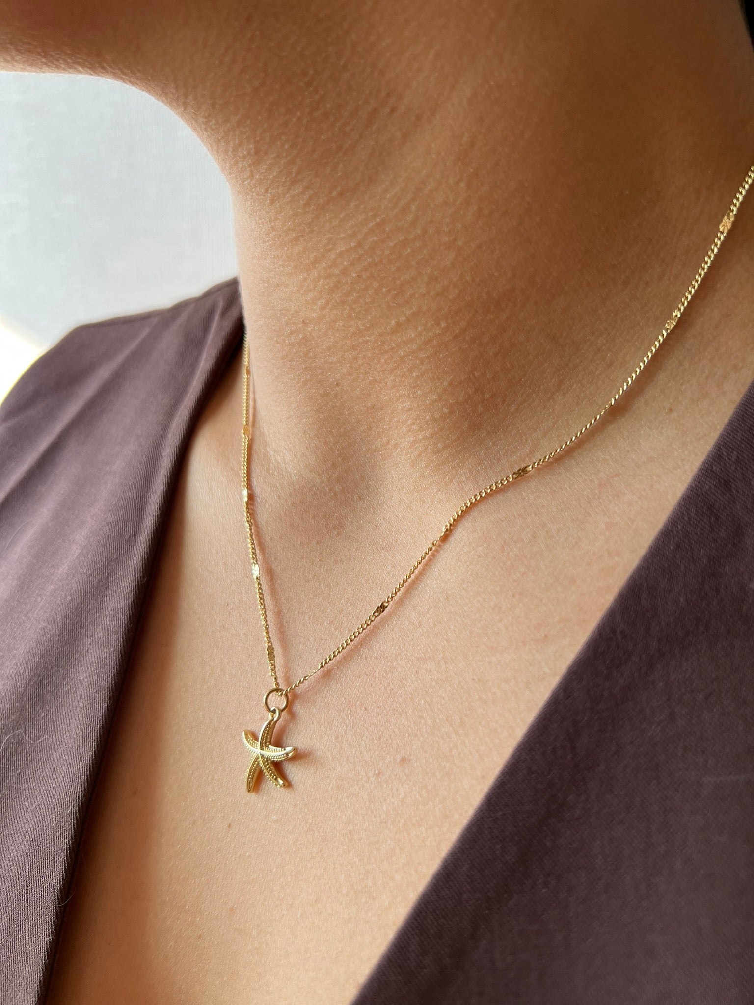 Collar Golden Starfish