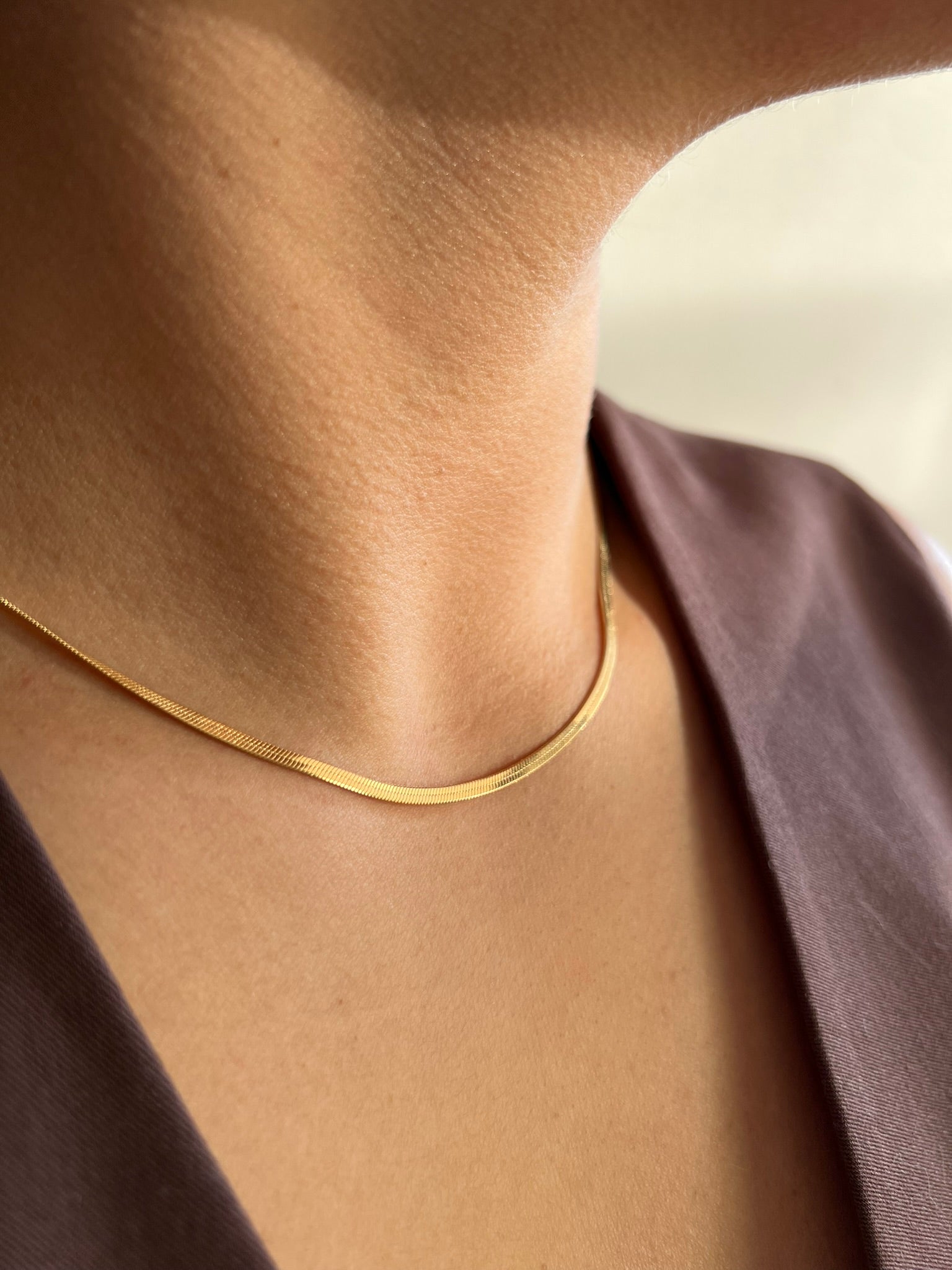 Cadena Serpiente Gold Small
