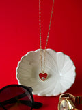Collar Corazón Ojo Protector