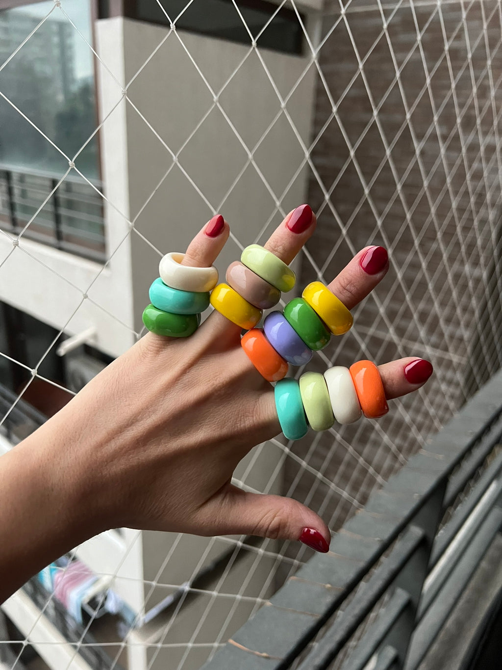 Anillos Colores Liso