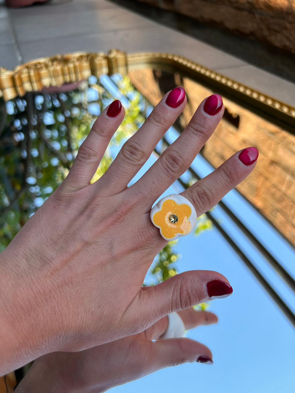 Anillos Flor Colores