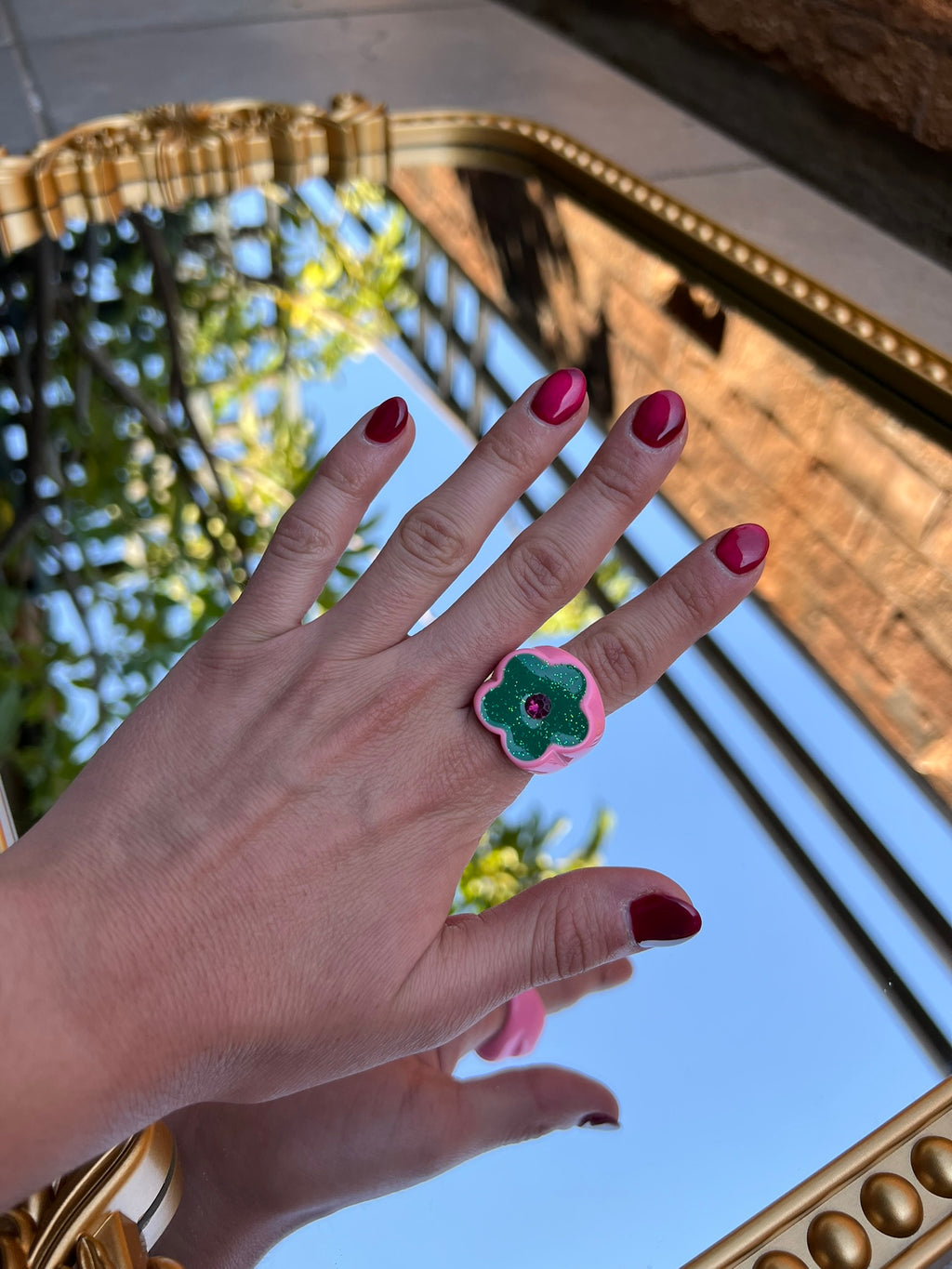 Anillos Flor Colores