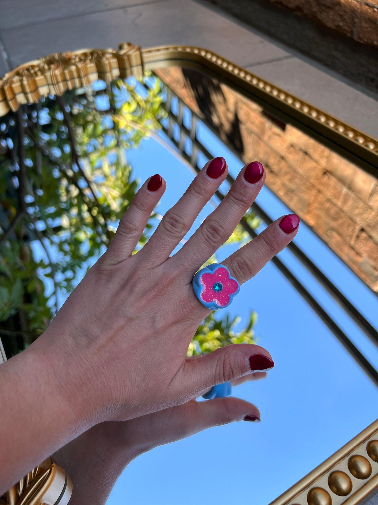 Anillos Flor Colores