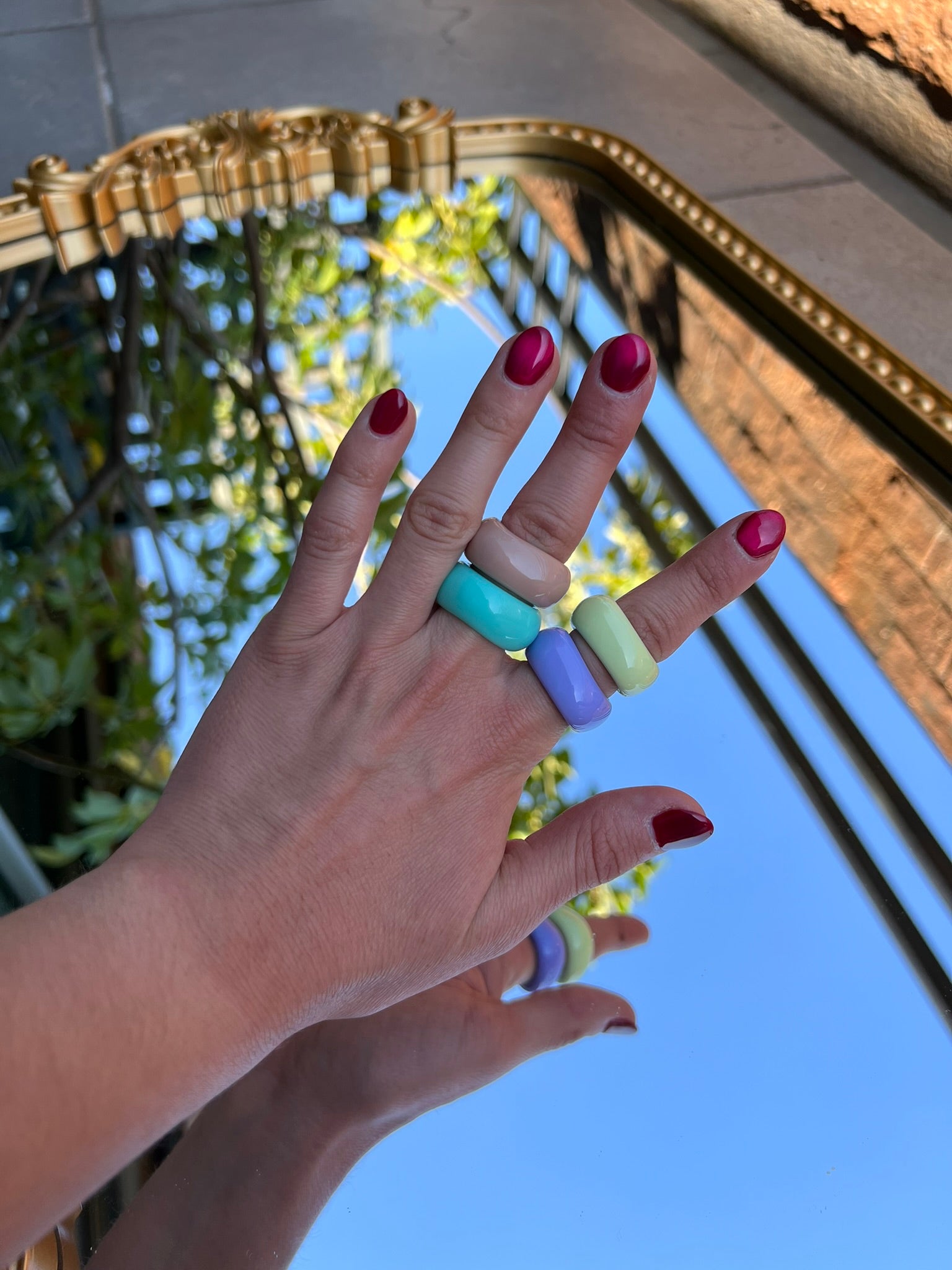Anillos Colores Liso