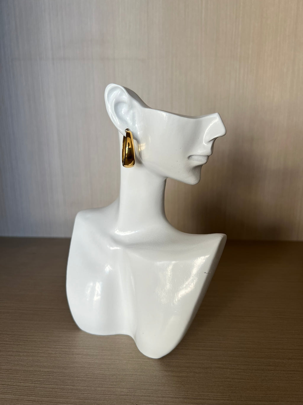Aro Liso Acero Inoxidable Baño Oro