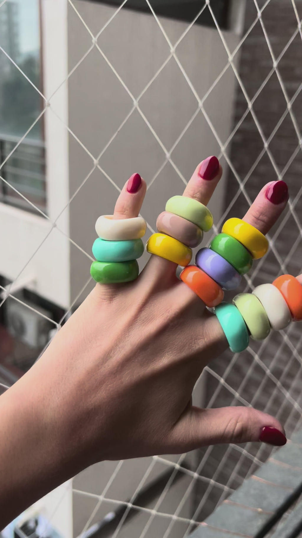Anillos Colores Liso